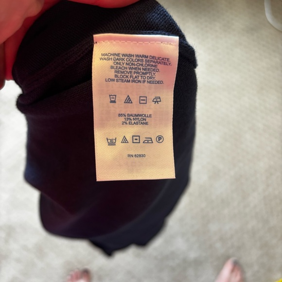 Lands' End Deep Blue Knit Short Sleeve Top size 2x - Picture 7 of 7